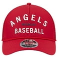 thumbnail image 2 of Men's-New Era  Red Los Angeles Angels Minimalist 9FORTY A-Frame Adjustable Hat, 2 of 6