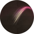 thumbnail image 1 of Ahgly Company Machine Washable Indoor Round Transitional Dark Brown Area Rugs, 7' Round, 1 of 7