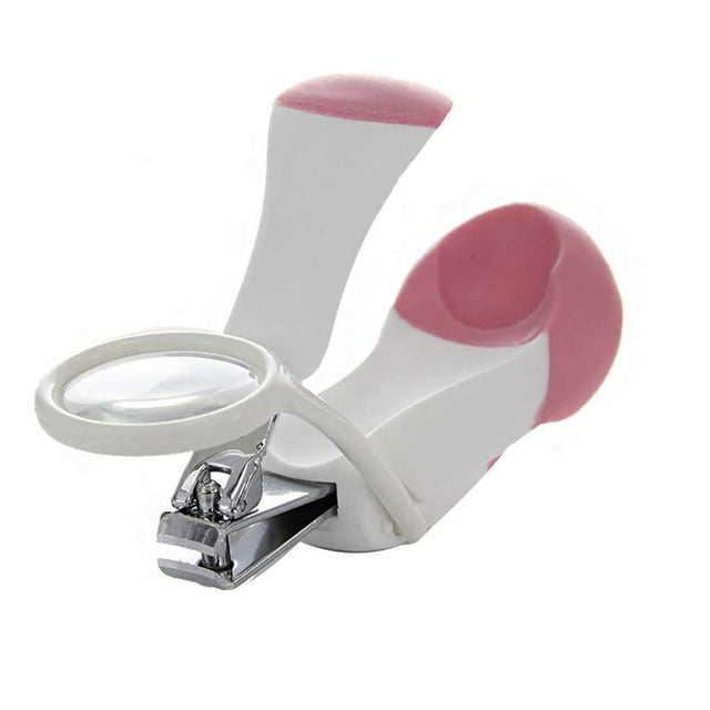 MesaSe Magnifier Stainless Steel Nail Clippers Magnifying Glass Attached Baby Children Adults Manicure Tool