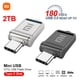 thumbnail image 2 of Xiaomi-unidad Flash USB de Metal 2 en 1, Pendrive USB 3,0 tipo C y Micro USB, OTG, 2tb, 1tb, 512gb, disco U qym unisex, 2 of 2