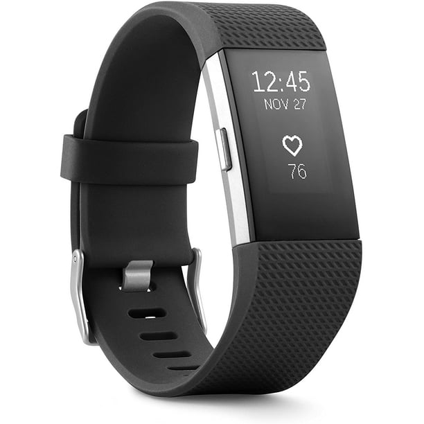 Fitbit Charge 2 Heart Rate + Fitness Wristband, Black ...
