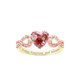 thumbnail image 1 of Crystal Love Rose Flower Necklace Set Fashion Lady Gold Plated Zircon Jewelry Wmkox8yii fajkfhkj1179, 1 of 2