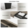 thumbnail image 4 of FOROUTIA Modern Extendable Dining Table for 6-10,Wooden Farmhouse Table for Kitchen & Dinner, 4 of 7