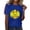Blue, variant on yunLCZ Women Shirts 2025 Summer Women's Baseball Print T Shirt