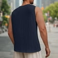 thumbnail image 7 of Mens Athletic Workout Tank Tops Lightweight Sleeveless Crewneck T Shirts Boys Casual Solid Pullover Breathable Muscle Undershirts Tees, 7 of 7