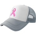 thumbnail image 1 of Cancer Awareness Mesh Back Trucker Cap Baseball Cap, 1 of 8