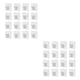 thumbnail image 4 of Wosthever Soportes de estante Autoadhesivo Extraíble Traceless Rack Clavijas Partición Gancho Soportes Gabinete de pared Baño Dormitorio No.05 2piezas, 4 of 6