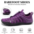 thumbnail image 5 of Barefoot Shoes Womens Mens,Wide-Toe Box Hiking Water Shoes, Non-Slip Quick Dry Breathable Barefoot Shoes for Aquatic Sports Hiking Running Beach Swimming Pool Boating,Purple, 5 of 8