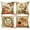 White, variant on Orange Pumpkin Fall Throw Pillow Covers Set of 4 18x18 Inch, Wreath Decorative Holiday Pillow Case Autumn Cushion Covers Thanksgiving Pillowcase for Indoor Home Couch Sofa Decor