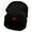 Black, variant on Mini Broken Heart Embroidered Big Size Acrylic Long Beanies - Heather Marled XL-3XL