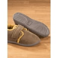 thumbnail image 4 of Diabetic Comfort Slippers, Adjustable House Shoes, Tan, Men's Small, 4 of 11