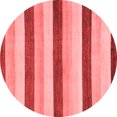 thumbnail image 1 of Ahgly Company Indoor Round Solid Red Modern Area Rugs, 5' Round, 1 of 4