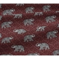 thumbnail image 5 of oneOone Viscose Jersey Fabric Elephant Block Print Sewing Fabric BTY 60 Inch Wide, 5 of 5