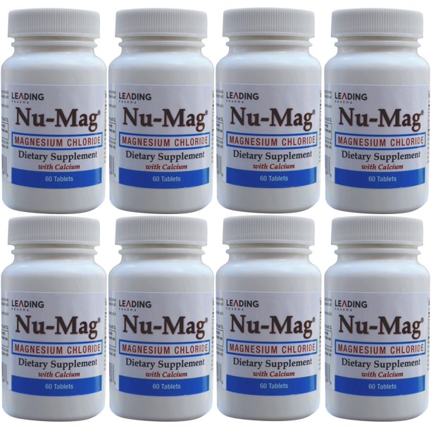 NuMag Magnesium Chloride with Calcium Enteric Coated 60 Tablets per