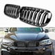 thumbnail image 3 of Front Kidney Grille Double Slat Sport Grill For X5 F15 X6 F16 X5M F85 X6M F86 2013-2019 (Gloss Black), 3 of 5