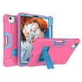 thumbnail image 2 of Dteck Case for Apple iPad Air 4th Generation 10.9-inch 2020 Released ,Shockproof Rubber Hybrid 3-Layer Protection Hard PC Kickstand Back Cover (no screen protector),Rose+Blue, 2 of 6