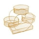 thumbnail image 4 of Cesta de frutas multiusos para encimera de cocina para verduras y aperitivos. Oro, 4 of 9