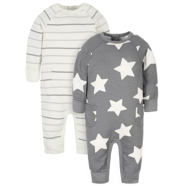 Gerber - Modern Moments by Gerber® Baby Boy Coveralls, 2 ...