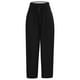thumbnail image 3 of Moda Mujer Verano Arco Casual Suelto Cintura Alta Plisado Ancho Impresión Pantalones Bolsillos Pantalones Odeerbi ODB-6, 3 of 7
