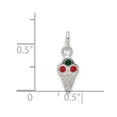 thumbnail image 3 of FB Jewels Sterling Silver Enameled Ice Cream Cone, 3 of 4