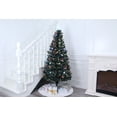 thumbnail image 2 of Green Frosted Christmas Tree - Multicolor Cones, 2 of 2
