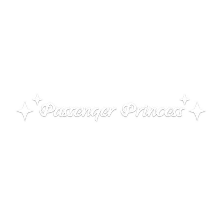 Passenger Princess Sticker,Waterproof Car Mirror Decal,Cute Stickers for  Car Window Rearview Mirror,Funny Girl Car Accessories Car Mirror Decal  Valentine Day Gift H9Z5 