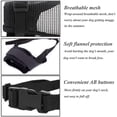 thumbnail image 5 of Muzzle for Dogs - Adjustable Soft Dog Muzzle for Small Medium Large Dog, Air Mesh Training Dog Muzzles for Biting Barking Chewing - Breathable Mesh & Soft Flannel Protects Dog Mouth Cover, 5 of 7