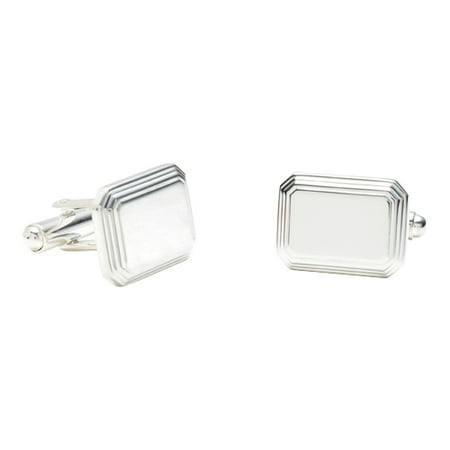 Men's Ravi Ratan Rectangular Engravable Cufflinks