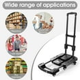 thumbnail image 4 of Folding Hand Truck , Portable Heavy Duty Dolly Cart, Collapsible Luggage Cart Elastic Ropes - Compact Trolley Cart for Easy Moving - Ideal Hand Cart for Travel and More, 4 of 7