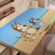 thumbnail image 1 of Bluey alfombrilla de escritorio/mesa extra-grande con base antideslizante de cuero y diseño temático; versátil para escritorios de ordenador, mesas de comedor, etc. 30 × 60 cm, 1 of 6