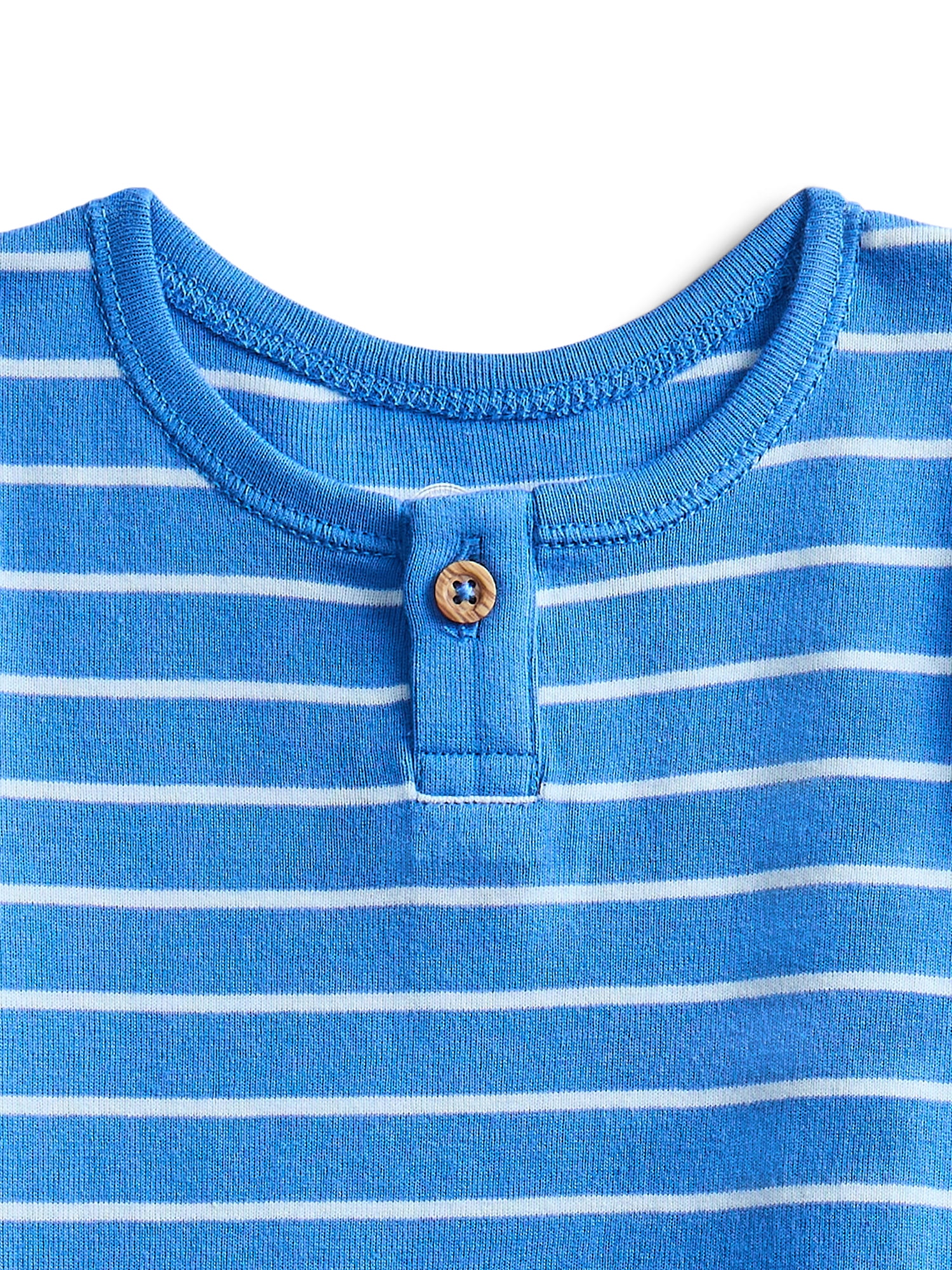 Wonder Nation Baby Boys Graphic Tee and Shorts Outfit Set, 6-Piece, Sizes 0M-24M