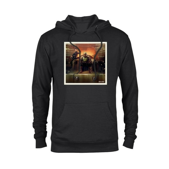 Star Wars The Book of Boba Fett and Fennec Shand Polaroid - Pullover Hoodie for Adults – Customized-Black
