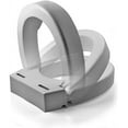 thumbnail image 4 of Hinged Elevated Raised Toilet Seat, Round Toilets, 4 of 4