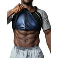 thumbnail image 4 of Mens Sweat Body Shaper Weight Loss Sauna Suit Workout Shirt Body Shaper Shirt Gym Clothes Corset, 4 of 8