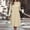 Beige, variant on Long Sleeve Dress for Women Fall Winter Solid Color Classy A-Line Flowy Casual Work Elegant Midi Dresses Green XL