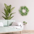 thumbnail image 5 of 26" Artificial Eucalyptus Floral Spring Wreath, 5 of 5
