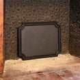 thumbnail image 4 of Minuteman International Decorative Cast Iron Fireback w/ Matte Black Finish, 4 of 4