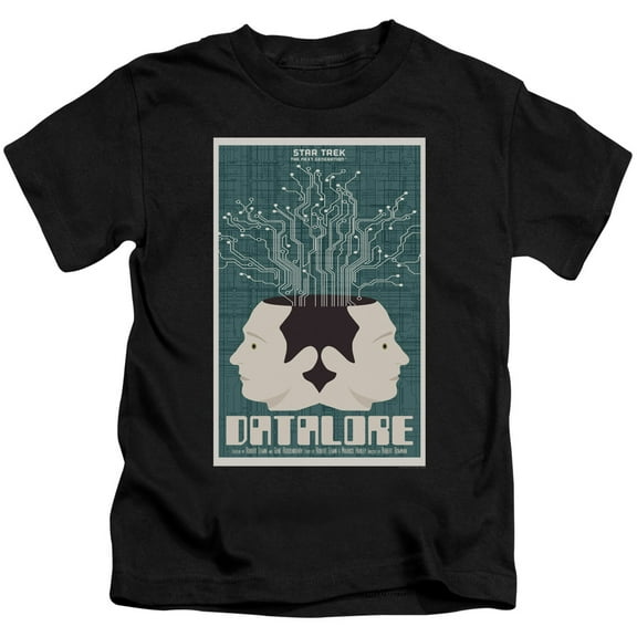 Star Trek Tng Season 1 Episode 13 Youth 18/1 T-Shirt Black