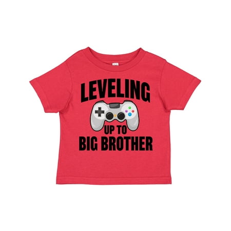 

Inktastic Leveling Up to Big Brother Gift Toddler Boy Girl T-Shirt