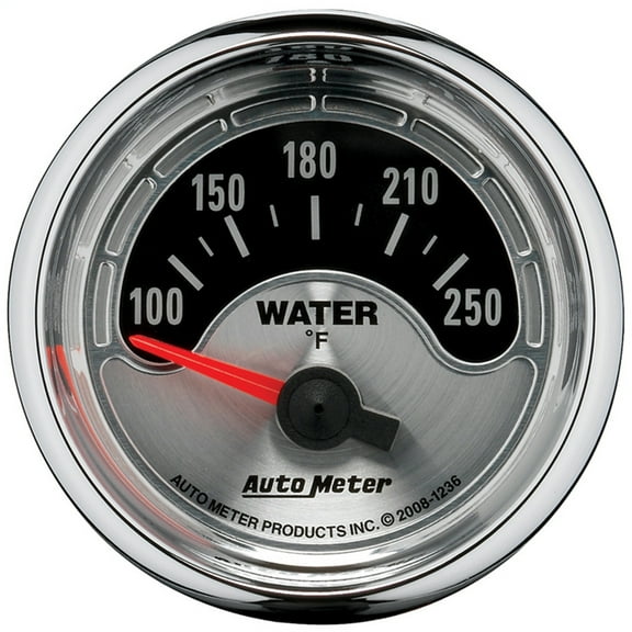 AutoMeter 1236 American Muscle Water Temperature Gauge