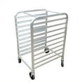 thumbnail image 1 of Foodservice Speed Rack Commercial-Grade Aluminum 10-Tier Sheet Pan/Bun Pan Storage Display Rack, 26 inches Length x 20 inches Width x 38 inches Height with Wheels, Takes 13X18 & 18X26" Pans, 1 of 8