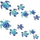 thumbnail image 1 of 12 Piezas Pegatinas de Pared de Tortuga Marina Pegatinas de Vinilo de Tortuga Pegatinas de Océano Subacuático Pegatinas de Pared Impermeables Decoración para el Hogar Oficina Sala de Estar Pared Baño Inodoro (Azul) JM, 1 of 4