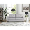 thumbnail image 1 of Lifestyle Solutions Luna Sofa in Light Gray Fabric Upholstery, 1 of 5