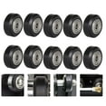 thumbnail image 1 of UPGRATOR 10 Pcs Roulements à Roue en Plastique Noir pour Diverses Machines et Tâches, 1 of 8