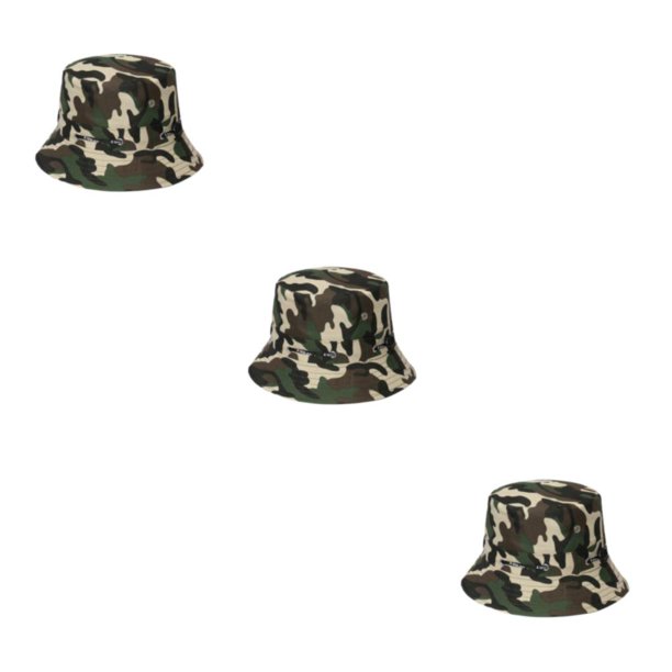 Sombrero de amplia aplicación Qarigey para protección solar y comodidad Gorra de pescador Sombrilla patrón disruptivo 6 58