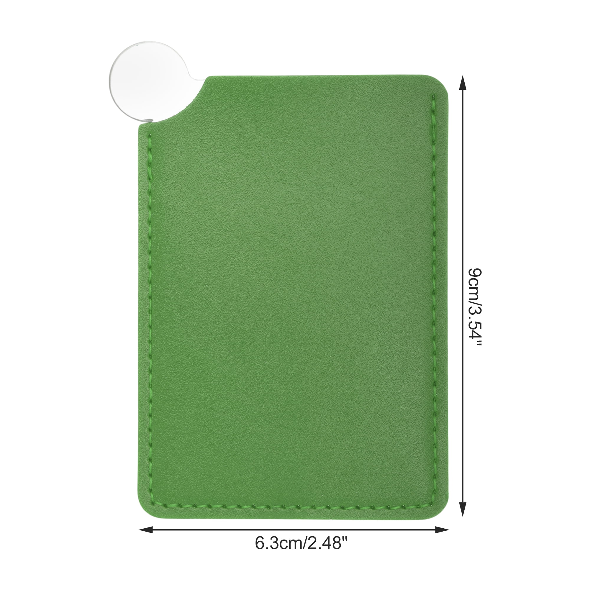 Unique Bargains 1 Pc Convenient Makeup Mirror Green