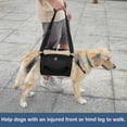 thumbnail image 4 of Dog Carry Sling, Emergency Backpack Pet Legs Support Rehabilitation Dog (black) Lift Harness For Nail Trimming, Dog Carrier, 4 of 5