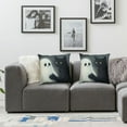thumbnail image 2 of Shadudu Halloween Pillow Covers 18x18 Set of 2 Autumn Decorative Ghost Holding Black Cat Throw Pillow Cases Cushion Covers Outdoor Patio Farmhouse,Thanksgiving,Home Décor 20x20in, 2 of 7