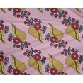 thumbnail image 4 of oneOone Polyester Lycra Fabric Leaves Block Printed Fabric 1 Yard 56 Inch Wide, 4 of 4