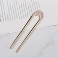 thumbnail image 3 of Kokovifyves French Hair Pin New U-shaped Hair Pins for French Twists Hair French Hair Sticks Fork for Thick Hair Buns Chignons Gold Hair Clips Hair Styling Accessories, 3 of 3